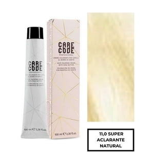 Care Code - Tintura Profesional Permanente 100Ml Super Aclarante Natural 11,0 + Oxigen 150 Ml 20 Vol