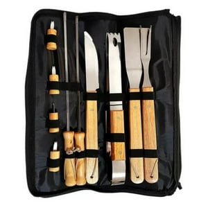 Citohome - Set Parrillero 10 Herramientas Con Bolso Para Asados