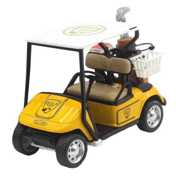 Pull Back Car Toy Alloy Pull Back Vehicle Niños Niños Juguetes Educativos Amarillo