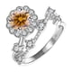 thumbnail image 1 of Anillos de Compromiso de Moissanita para Mujer 1 Uds Color D Claridad VVS1 Anillos de Diamante Anillos de Boda de Moissanita de Plata Esterlina S925 con Certificado, 1 of 8