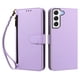 thumbnail image 1 of Funda Tipo Billetera para samsung galaxy S21 FE con Soporte y Bolsillo con Cierre Morado, 1 of 1