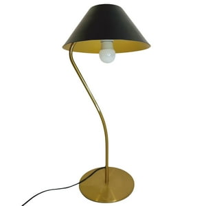 Genérico - Lámpara De Mesa Dori E-27 Dorada