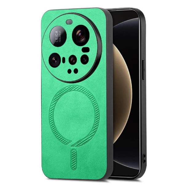 Magnetic Slim Case for Xiaomi 15 Ultra with Camera Guard & Anti-Scratch Back Green