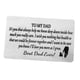 thumbnail image 1 of Tarjeta De Inserción De Billetera Grabada Tarjeta De Billetera Para Aniversario Boda Del Día De La Madre, 1 of 3