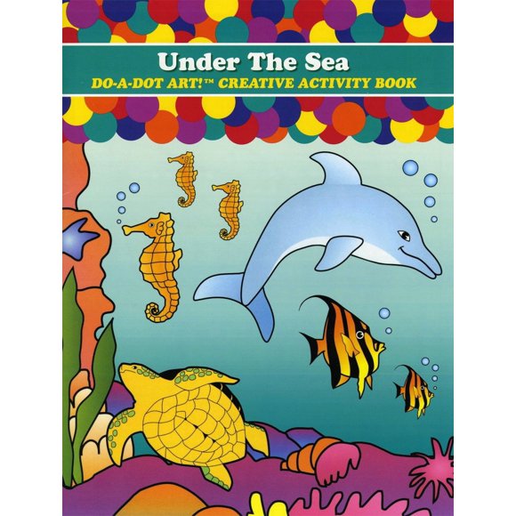 Libro para colorear Do.A.Dot Art! Actividad creativa bajo el mar