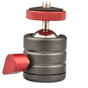 Magideal - De Roscada De 1/4 "", Adaptador De Soporte Giratorio De Montaje De Rosca Ligero De 1/4"", Adaptador De Montaje Portátil,