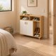 thumbnail image 5 of Zapatero Organizador 90x30x92 cm Madera Crema 2 Puertas Nichos Repisas MDF 12 mm, 5 of 6