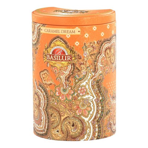 Basilur - Té Negro Ceylon-Lata Regalo Caramel Dream 100Gr