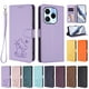 thumbnail image 3 of Funda de Gato tipo Libro para Infinix Note 40X 5G, Lila Claro, 3 of 6