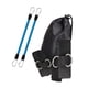 thumbnail image 2 of Bandas de resistencia para entrenamiento de voleibol, ayuda para entrenamiento, entrenador de práctica en solitario, regalos, cinturón de resistencia Azul 60 libras, 2 of 5
