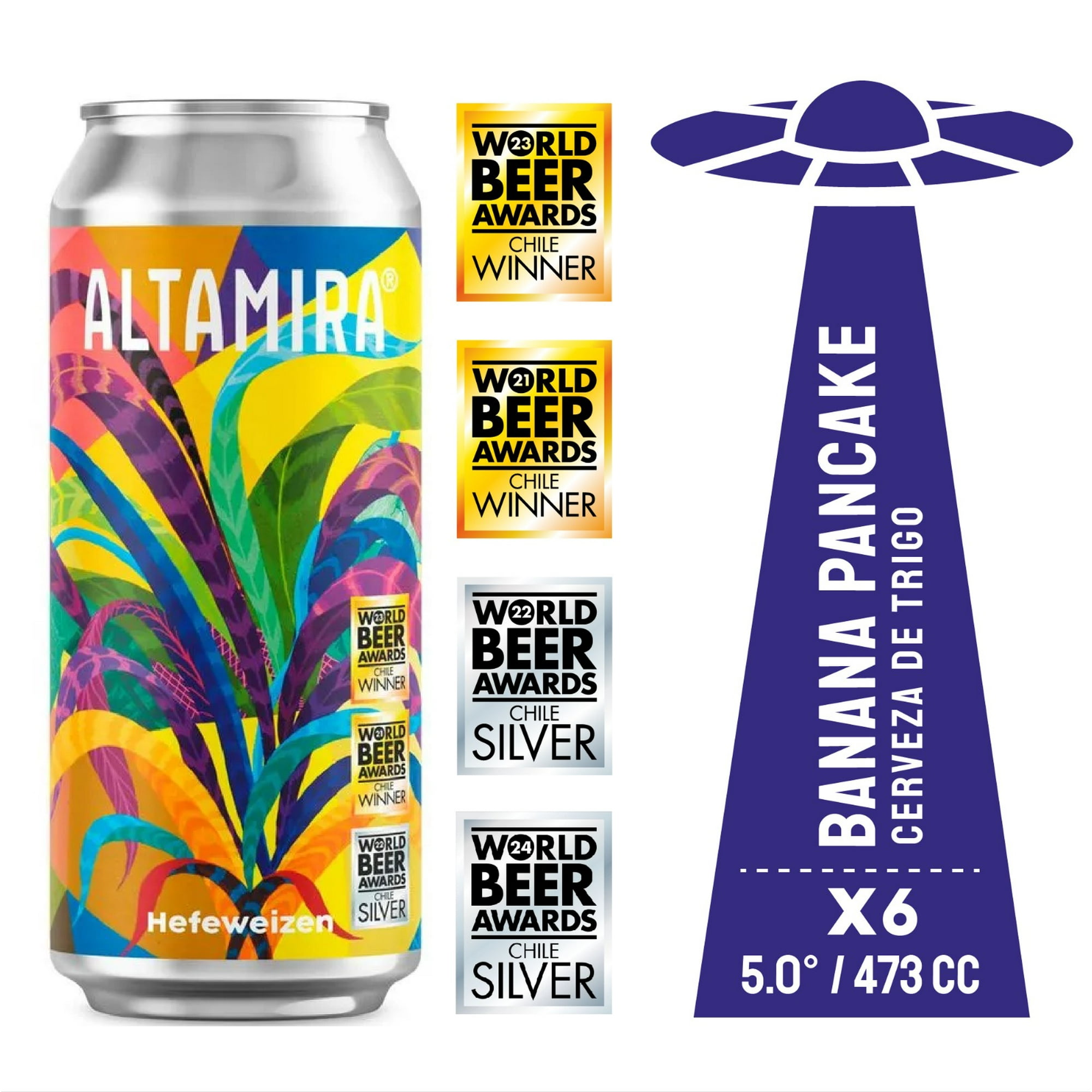 Cerveza Altamira Banana Pancake 6x473cc