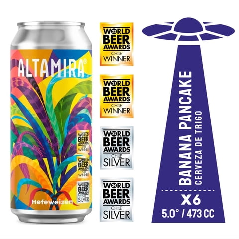 Cerveza Altamira Banana Pancake 6X473Cc