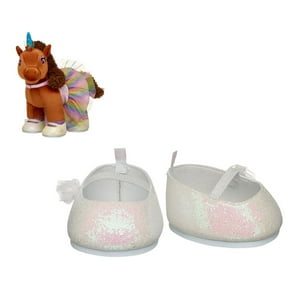 Zapatos Planos Build A Bear Blancos Para Peluche