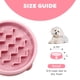 thumbnail image 5 of Comedero para perros Outward Hound Fun Feeder Slo Bowl, alimentador lento, rosa, 5 of 6