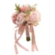 thumbnail image 4 of Ramo de novia, arreglo floral, elegante ramo de flores para lanzar, flores de mano para accesorios de fotos, fiesta, compromiso, hogar, día de Rosa, 4 of 5