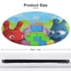 thumbnail image 2 of Popiz baby tv Alfombra Redonda de Felpa Coral, Antideslizante, No Desprende Pelusas, Lavable y Duradera para Salón, Dormitorio y Habitación de Niños 60cm, 2 of 6