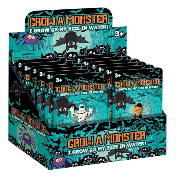 Paquete de 12 juguetes Monster Grow Toy Master, expandibles en agua