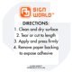 thumbnail image 2 of Cinta de Doble Cara AJ Sign World 13 cm 45 m, 2 of 3
