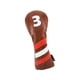 thumbnail image 5 of Cubierta de madera para la cabeza cubierta para palos de Golf protección impermeable resistente a los arañazos Protector para la cabeza de Golf para b blanco 3, 5 of 5
