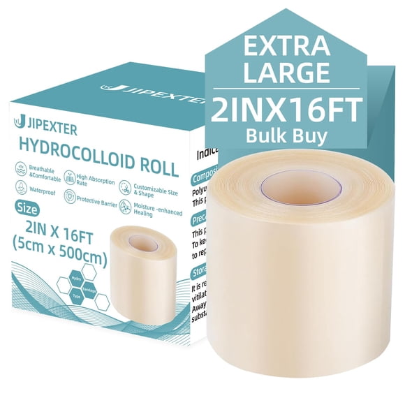 Rollo Hidrocoloide JipeXter 5 cm x 5 m para Cuidado de Heridas