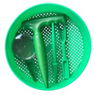 Ioensy - Tamiz De Jardín, Herramienta De Jardinería Verde, Tamiz De Jardinería Para Filtrar Piedra De Tierra, 5 Piezas