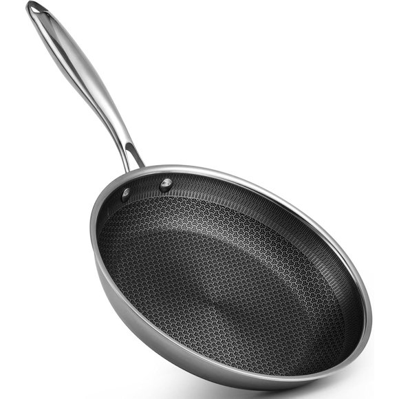 Sartén Antiadherente Tibbicc de 20 cm Tri-capa Acero Inoxidable