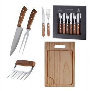 Set Parrilla 12 Piezas Acero Inoxidable Arthome Par21