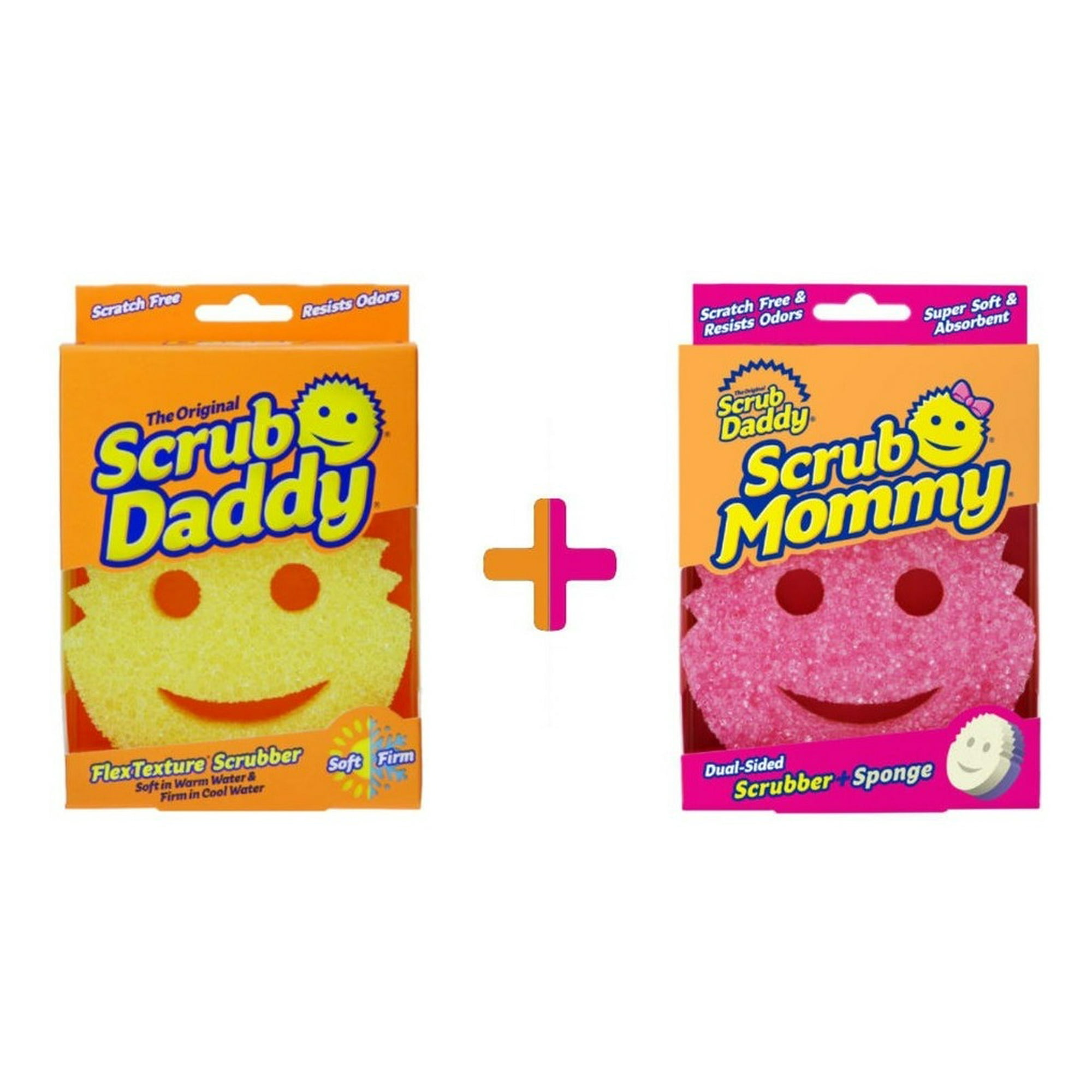 Scrub Daddy - Pack Pack Esponjas Scrub Mommy Y Daddy