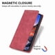 thumbnail image 3 of Funda tipo cartera con bloqueo RFID para Samsung Galaxy A36 Con tapa abatible, portatarjetas, cierre magnético, TPU y soporte Rojo, 3 of 6