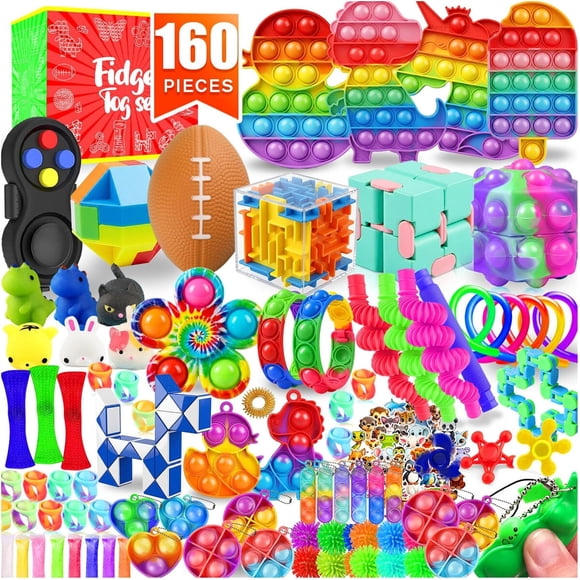 Set de Juguetes Fidget VNAMO de 160 Piezas Sensoriales