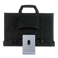 Xusx111 - Travel Carrying Case Para 24'' Computadora De Escritorio, Tela De Nylon Con Forro De Terciopelo Integrado Bolsa De Escritorio De La Computadora Cubierta De Polvo (Negro)