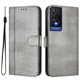 thumbnail image 1 of Funda Cartera para TCL 505 Protección 360° con Ranuras para Tarjetas y Soporte Gris, 1 of 6