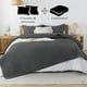 thumbnail image 2 of Cubrecama Quilt + Fundas De Almohada Cobertores Acolchado Gris King AZ, 2 of 10