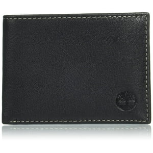 Funda De Piel Para Hombre Wallet Timberland Con Rfid, Color Negro