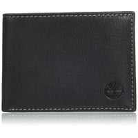 Funda De Piel Para Hombre Wallet Timberland Con Rfid, Color Negro