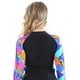 thumbnail image 2 of Polera mujer protección UV estampado azul, 2 of 3