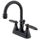thumbnail image 1 of Grifo para lavabo Kingston Brass Georgian de 4 pulgadas con instalación central, 1 of 3