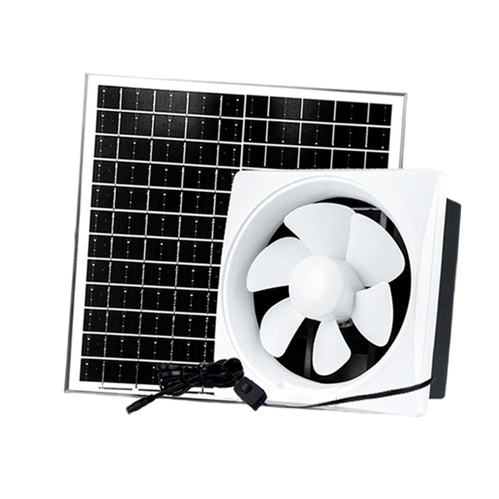 Bothyi - Extractor Solar Para Cocina Y Baño, Sistema De Ventilación Para Ático, Gallinero, 8 Pulgadas