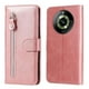 thumbnail image 1 of Funda con Cremallera para Realme 11 Pro, Carcasa Cartera de Cuero PU con Soporte y Tarjetero, 1 of 6