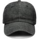 thumbnail image 2 of Gorra de béisbol lavada, de algodón vaquero desgastado, ajustable, estilo polo, unisex, 2 of 7