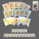 thumbnail image 1 of Banderín feliz cumpleaños plateado, 1 of 1