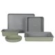 thumbnail image 1 of Juego de moldes para hornear Sur La Table gris/verde antiadherente, 1 of 5