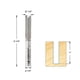 thumbnail image 2 of Fresa de Router Amana Tool 45210 Carburo Diámetro 6 mm Longitud 25 mm, 2 of 5