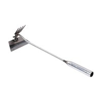 Ioensy - Jardín Césped Cuidado Multifuncional Weeder Para Yard For Potted Flower Gardening 4 Dientes 40Cm