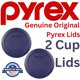 thumbnail image 3 of Tapas de almacenamiento Pyrex 7200-PC, 480 ml, azul oscuro, para cuenco de 2 tazas, 3 of 3