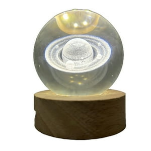 Genérico - Lampara Mesa Esfera 3D Iluminacion Colorida Delfines Gen