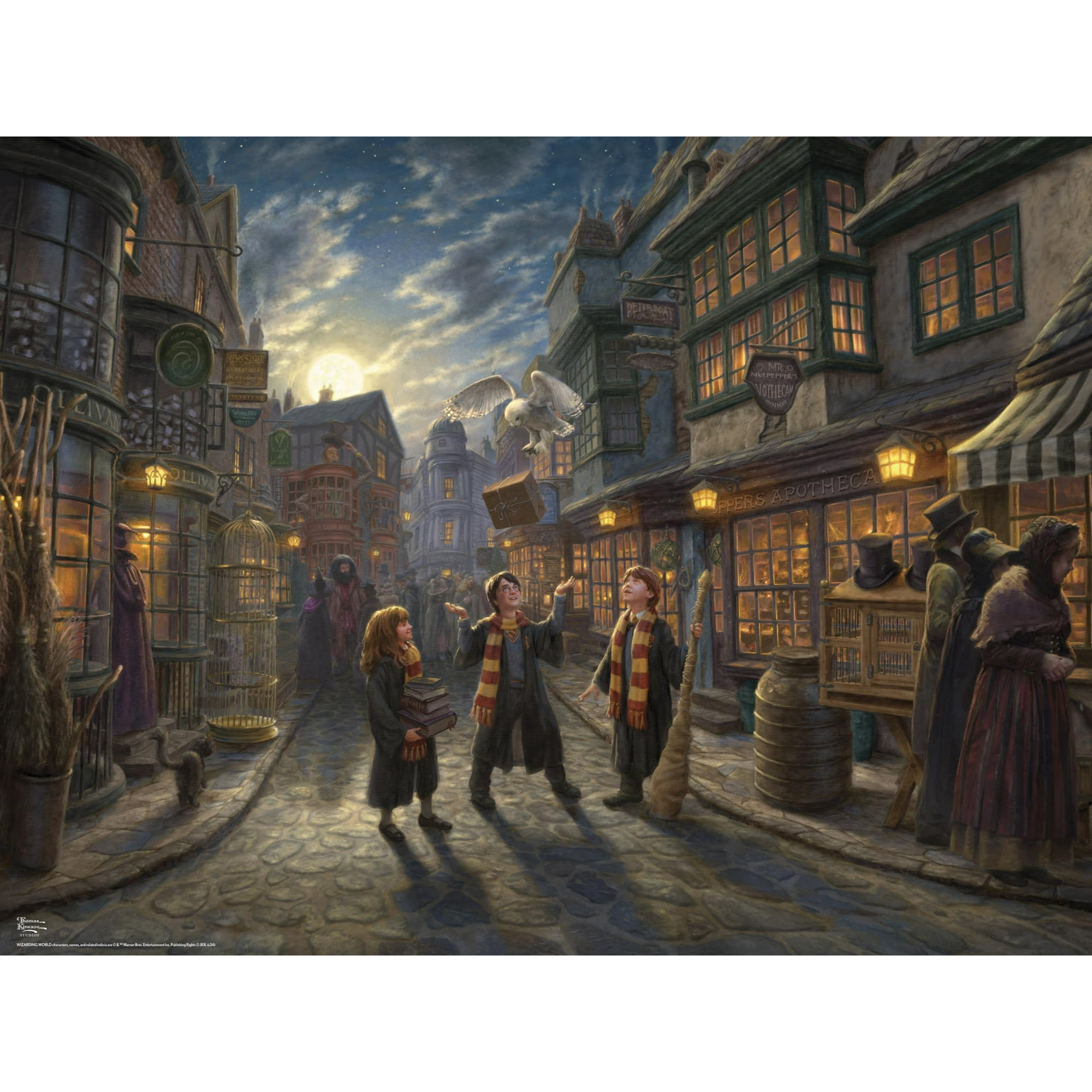 Rompecabezas Ceaco Thomas Kinkade Harry Potter Diagon Alley