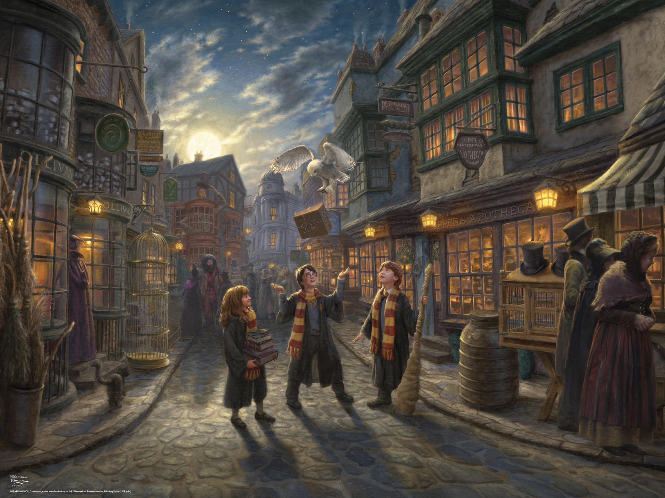 Rompecabezas Ceaco Thomas Kinkade Harry Potter Diagon Alley
