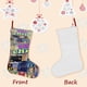 thumbnail image 3 of Todos Todavía Odian a Chris Tema: Calcetines de Navidad, fino lino blanco para colgar en escaleras y chimenea, decoración navideña para el hogar, regalo de Navidad.54cm×38cm, 3 of 5