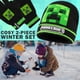 thumbnail image 2 of Set de invierno Minecraft para niños de 6 a 14 años con gorro, bufanda y guantes, 2 of 6